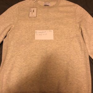 Ovadia & Sons distresses light grey sweatshirt